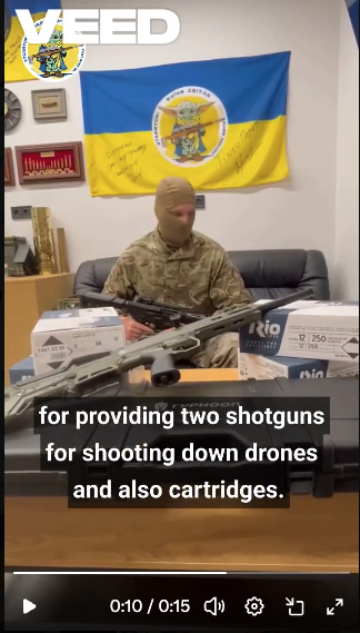 AndersRasmusso2's tweet photo. @Y_Chornomorets @MapleSyrupF @olimanagraphics @kvistp @Justinhead1982 @GMClarke21 @GrootCorine @akwtenn @nina_lindroos @RichardKernoha2 Thanks to #TeamYuri, a Typhoon Sierra, a Typhoon F12, and 1,000 anti-drone cartridges are already at the front!
The drive is on fire! Ukrainian sponsors are doubling everything. Let’s keep clearing the stock! https://t.co/XNEh6BFAg8 #AntiDrone #TyphoonShotguns #DoubleImpact https://t.co/4cakedLy8K
