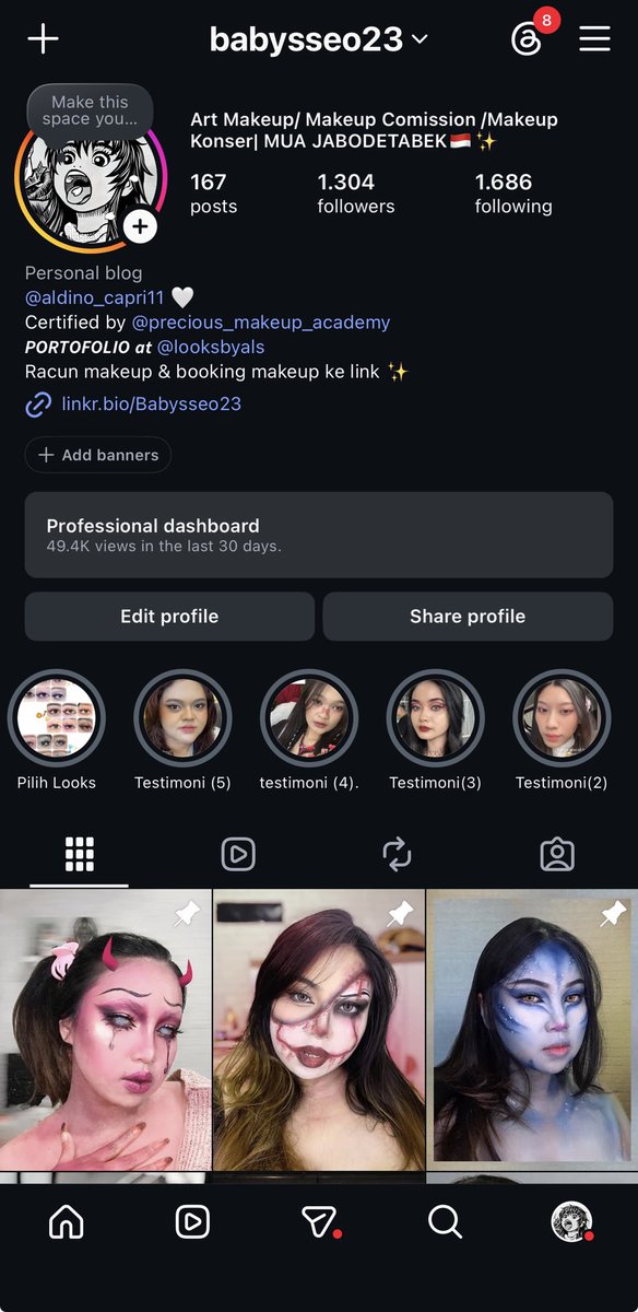 fiahkikuchi23's tweet photo. Makeup komis untuk konser f4 Jakarta 
Booking bisa ke wawa https://t.co/4ldlSgfW8D
🤍🤍
Atau Dm ig https://t.co/Fnfo3dEStp

Testimoni di Highlight instagram
#f4injakartav #makeupkonsermurah https://t.co/WnAxCcJ9xi