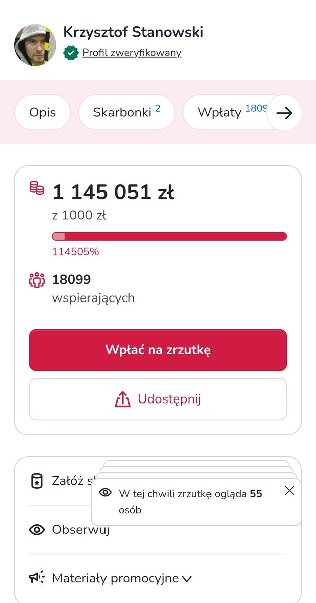 AnFor10's tweet photo. @Irek66790344 @K_Stanowski Ujawnienia? W ogóle czytałeś opis zbiórki? https://t.co/tcMhtPq3HX