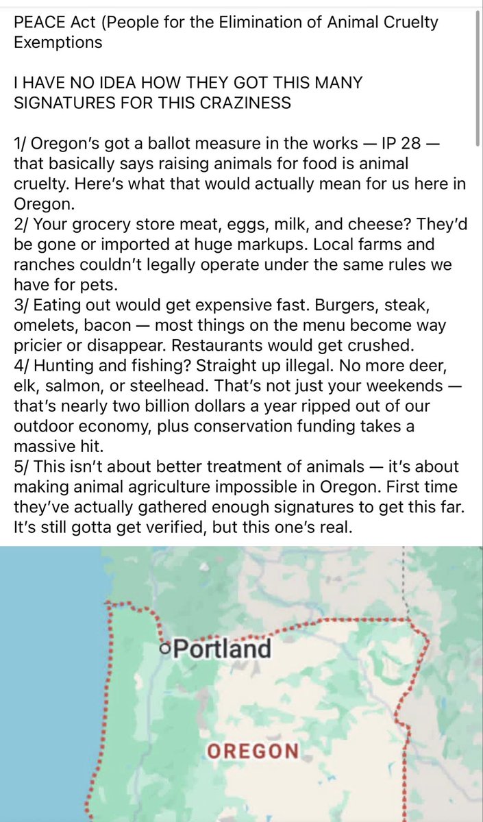 Liveitwilder's tweet photo. Oregon Peace Act https://t.co/cri67XRcmB