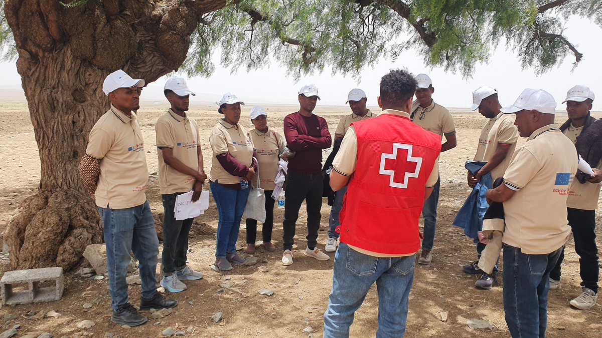 EthioRedCross's tweet photo. ERCS, Tigray Regional Branch, in collaboration with the Netherlands Red Cross and with financial support from ECHO, conducted a multi-hazard simulation exercise on Early Action Protocols and anticipatory action.

https://t.co/wG5FGDgADo

We Live Humanity!

@eu_echo https://t.co/5tr07KB7Hn