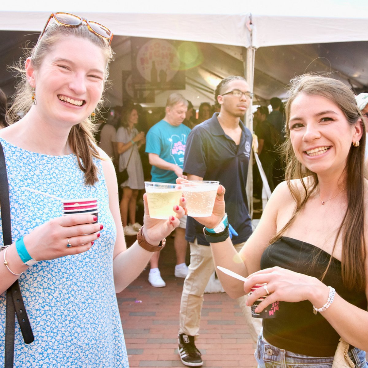 TheJimmyFund's tweet photo. Scooper Bowl® ticket holders who are 21+ can purchase a Scoop & Sip bracelet while inside the event from 4 – 8 p.m. each night, which includes two drink tickets good for beer and wine from local vendors! 🍺🎵

Enjoy all the 🍦 flavors from participating brands at the Jimmy Fund #ScooperBowl presented by @SharkNinja, PLUS sips from Harpoon, 90+ Cellars, Truro Vineyards, and more!

Every scoop brings us together against cancer. Your ticket directly supports lifesaving research breakthroughs and care at @DanaFarber.

Use code X for $3 off each ticket at checkout: https://t.co/J63rgL3oD6