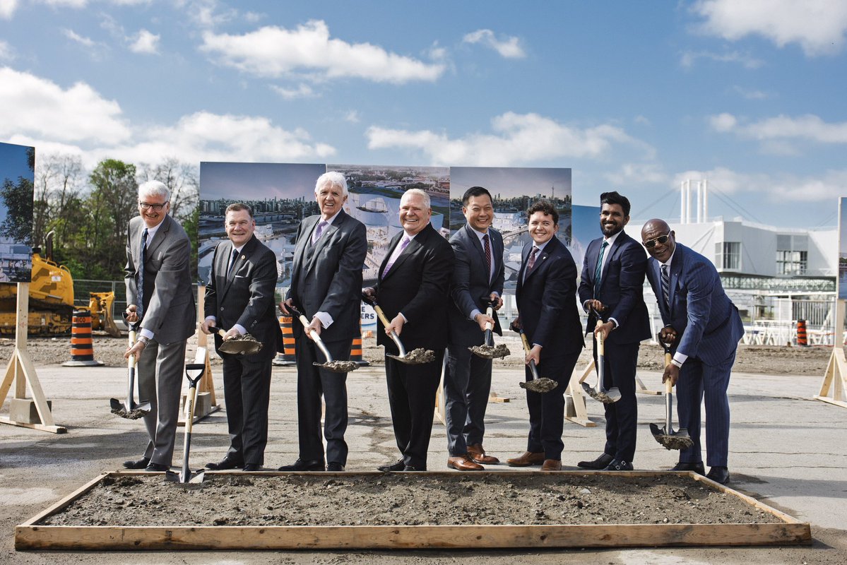 StanChoMPP's tweet photo. Proud to join Premier Ford for the groundbreaking of the new Ontario Science Centre, set to open in 2029.

This project is part of a bold vision to revitalize Toronto’s waterfront, creating new opportunities and strengthening Ontario’s reputation as a world-class destination. https://t.co/rs8iOe6lWk
