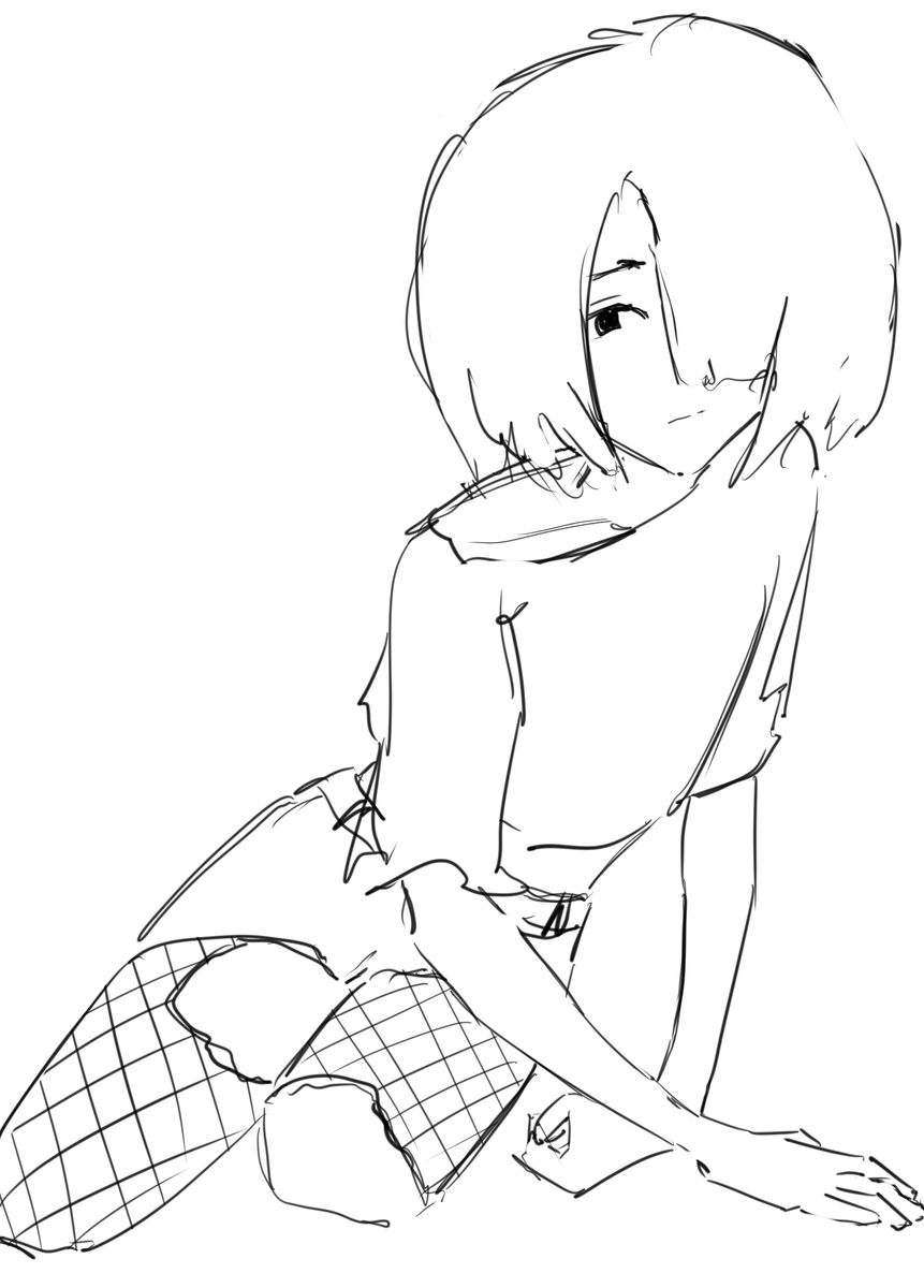 kur0suguri's tweet photo. there not being any photos is upsetting to me so i drew him in the something that kinda looks like that TAD AD girl's outfit something is wrong with me https://t.co/toCh4gWCFG