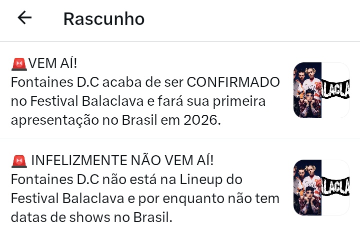 Fontaines D.C Brasil tweet media
