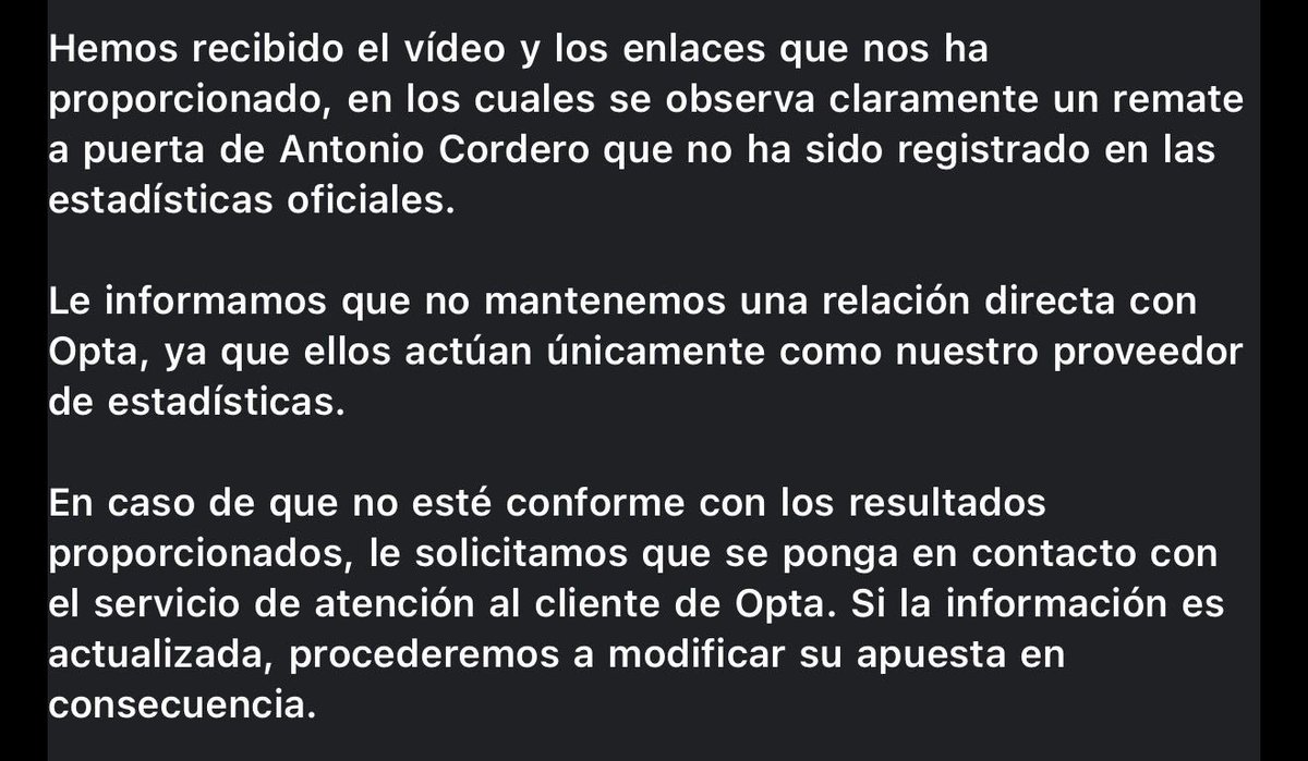 OPTA JOSE ESTAFA tweet media