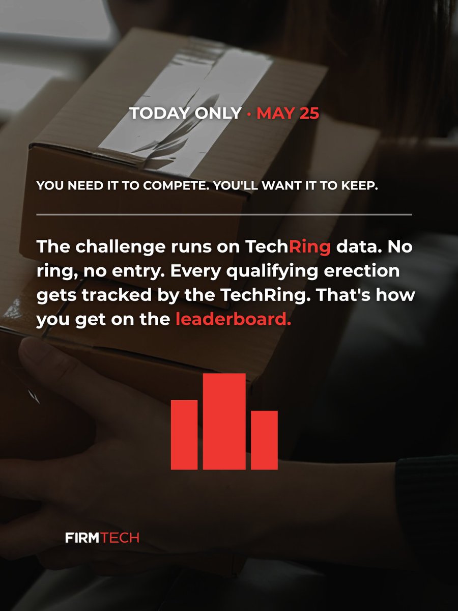 myfirmtech's tweet photo. Last day to order your TechRing and compete for the prize!

The Orgasm-A-Day Challenge starts June 1. Whoever logs the most sex or solo erections by June 30 wins.

Order today. Arrives before June 1 for US orders.

https://t.co/5KMTojy6b1 https://t.co/2K9ED2zWKP