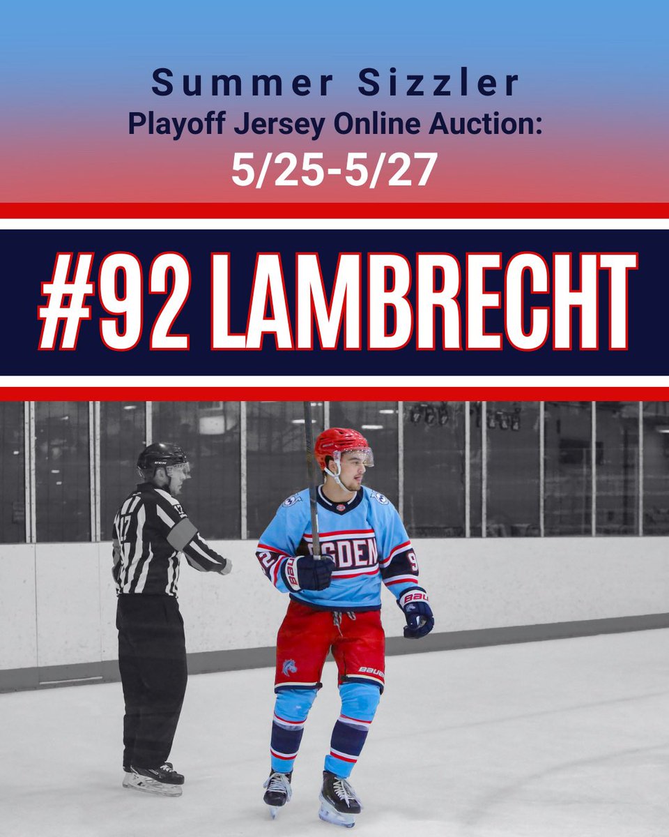 OgdenMustangs's tweet photo. Next up….Logan Lambrecht! This auction runs from Monday 9am through Wednesday 10pm. Link is below. Good luck! 

https://t.co/0RcgN8nEe3 https://t.co/SjkZaB0EVH