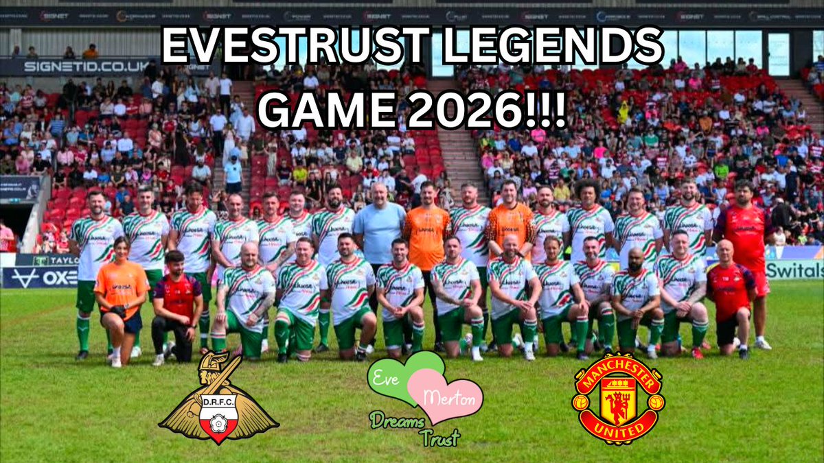 AdamGittingspt's tweet photo. 🚨 NEW VIDEO OUT!!! 🚨

💥 Evestrust Legends Game 2026!

⚽️ @evestrust Legends Game between @drfc_official Legends Vs @ManUtd Legends

✅️ Please RETWEET and SUBSCRIBE to my YouTube Channel if you haven't already! 

🎥 Video: https://t.co/9cn3sHjPZQ 

#DRFC #MUFC #Evestrust 

@Spendogg5 @Danstoakes9 @Rambling_rovers @NoContextRovers @VgangTB @AinsleyCooper94 @Tom_Whitton_ @Ricky_C90 @Topliss94 @AGroundsss @IBradders @tomhwilliams23 @GabSutton @Bootroom_tv @harriesdon87 @joeskelton1620 @RealEFLSocial @FanHub @punkchef41 @TheDB30 @jkanalysis @MindBodySoleUK @john_nufc42 @GamingBlomp @JRipley98 @KilnerHarry @Jebbo37 @TonyToony31 @James_Boyall @dudsey_ @vinnynolan @the66pow @emmagroundguide @smilerhopper @hoppersguide
