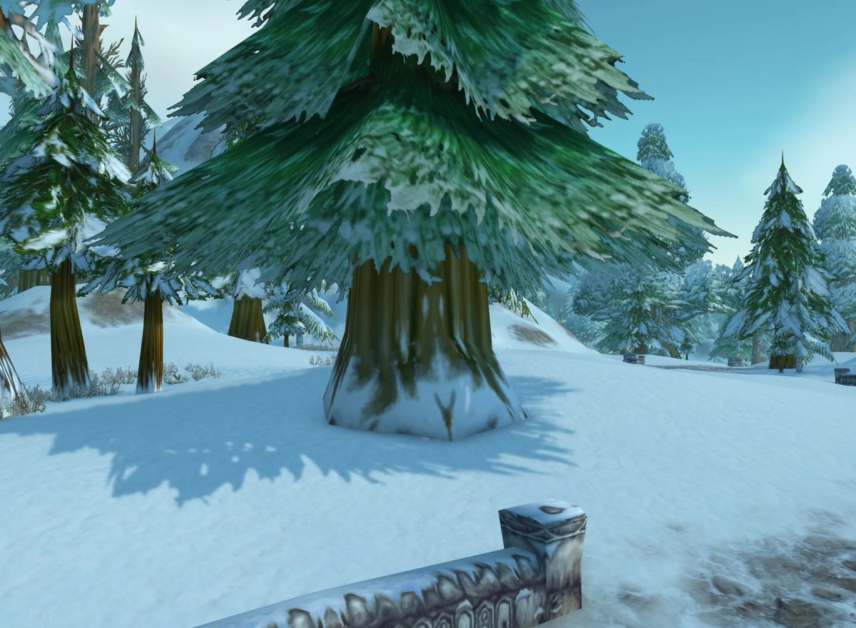 JenEricLive's tweet photo. Dun Morogh Trees gotta little tree butt crack. https://t.co/J9t8SOrVKV