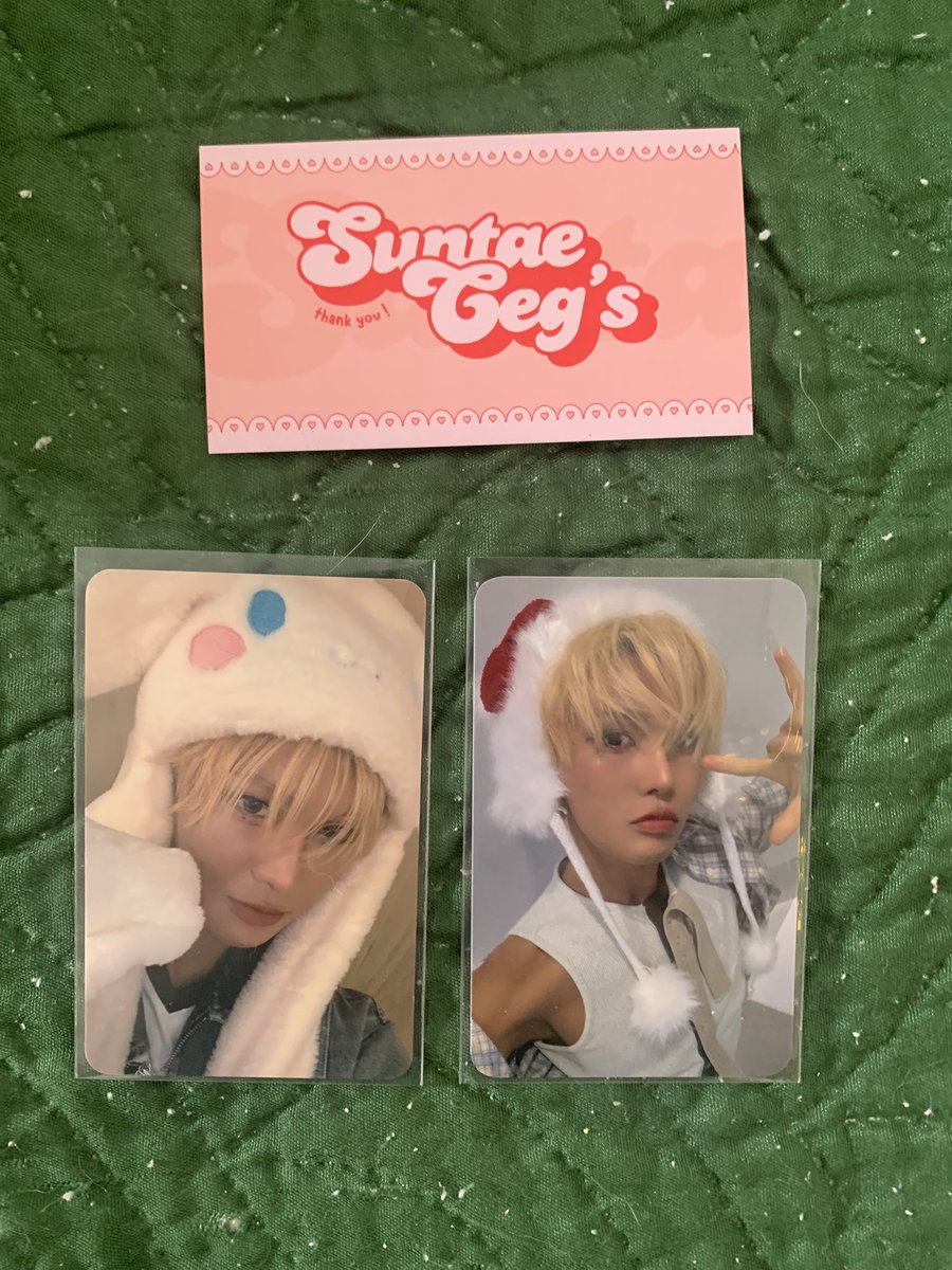 H_KaiNyangz's tweet photo. 💌 Feedback positivo para @suntaecegs 

Veio tudo certo! Amei muito a embalagem e consegui uma das minhas maiores Prios do Hyun!! Muito obrigadoo 🥹💚 https://t.co/J24f3VND14