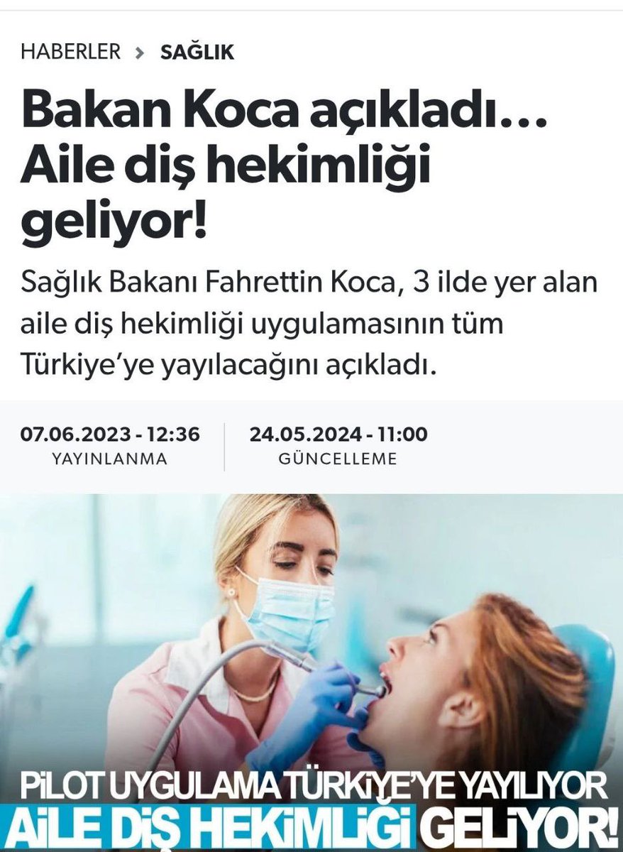 EkskavatorK's tweet photo. Sözünüzü tutun. #ailedişhekimliği https://t.co/mNXdOn6JCq