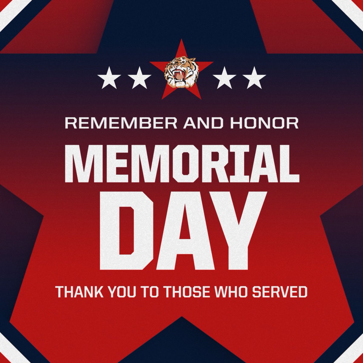 GoTigersTHS's tweet photo. The values we carry in athletics—sacrifice, teamwork, perseverance—were exemplified by those who gave their lives in service to our country. Today, Tenafly Athletics honors and remembers our fallen heroes. https://t.co/ax0TZZUPwH