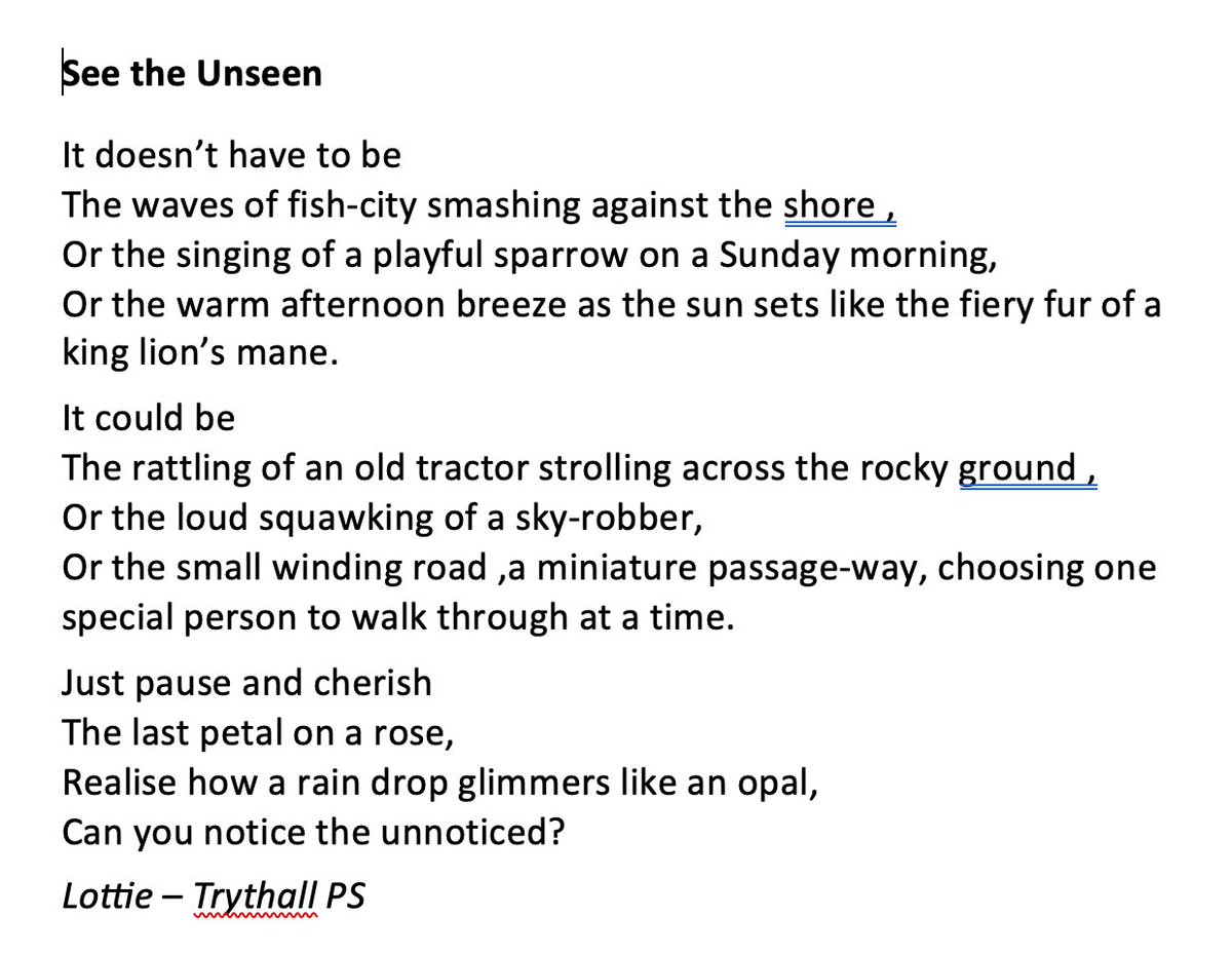 PieCorbett's tweet photo. Terrific poem - the ending packs a punch. https://t.co/charGq8s7U