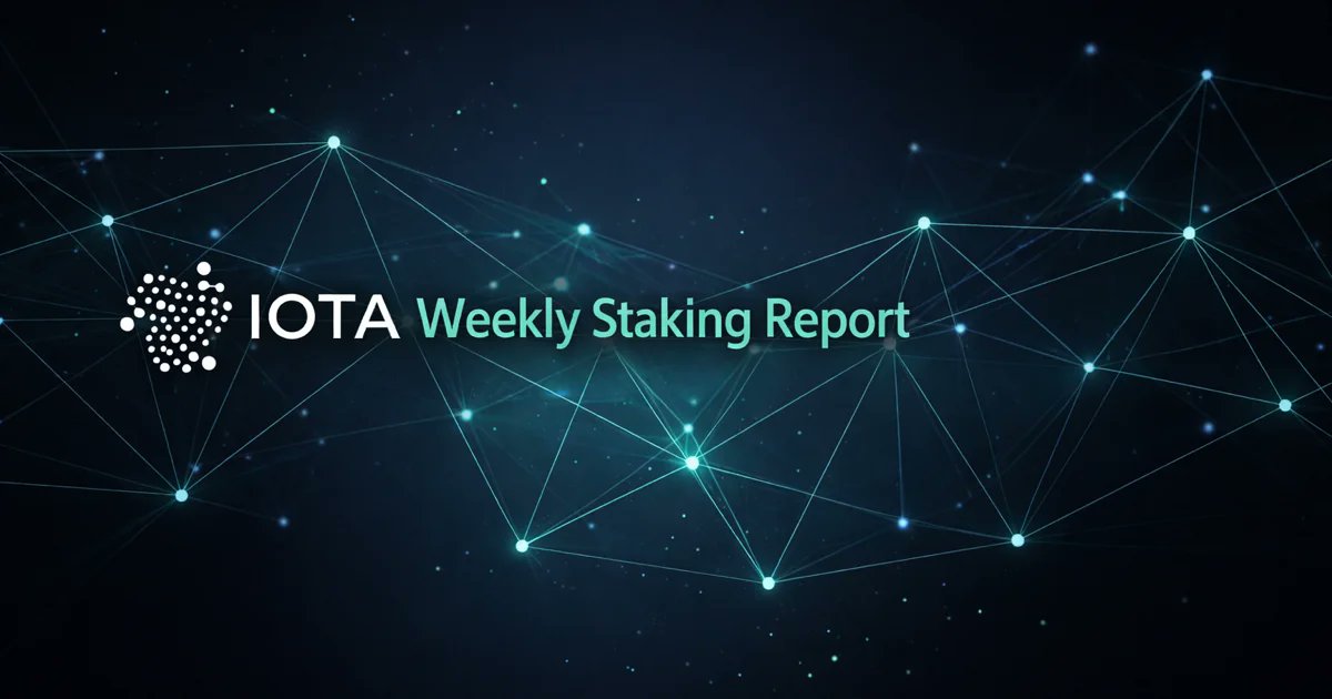 IOTA Staking tweet media