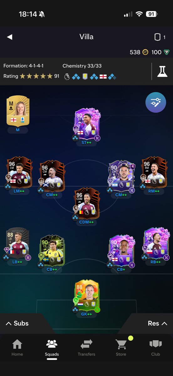 MarkyEUx's tweet photo. @Tyler_ Opened about 300 packs and including like 30 84 x10 and 86x2 and got none, had to sell everything in my club to just afford rogers and mcginn 🤣😭 https://t.co/t8dJvFOljZ