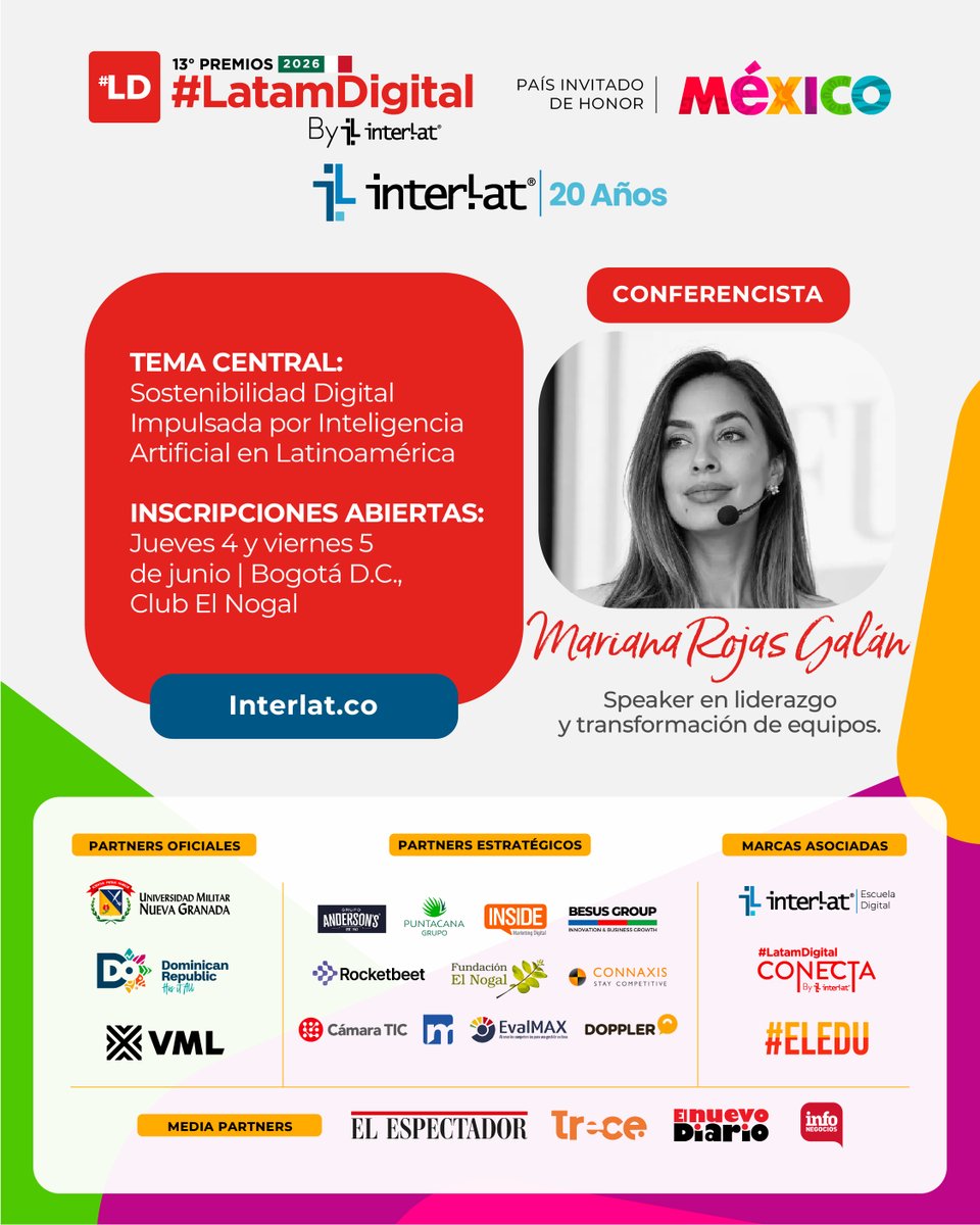 13º Premios #LatamDigital 2026 By Interlat tweet media
