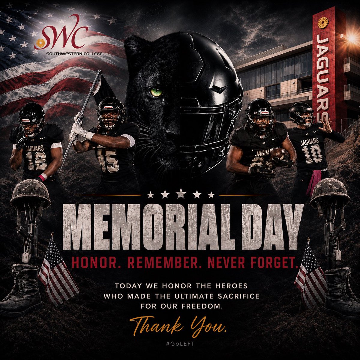 Southwestern College Football tweet media