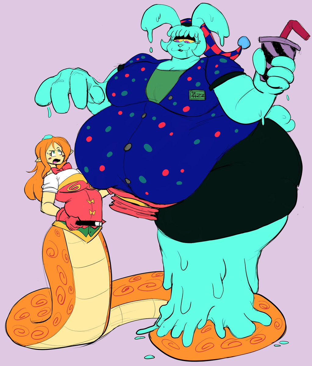 OverlordZeon's tweet photo. Trix and 3-Zs 

Flat color sketch comm for Pew https://t.co/y1H7zEpgUM
