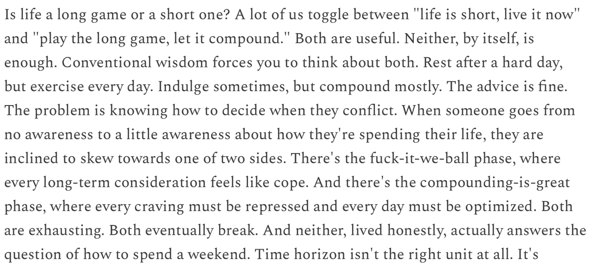 MahnotRohan's tweet photo. wrote about something similar, while trying to understand what's a good way to  figure out how to spend your days https://t.co/XSeIMbpZKL https://t.co/CL8pVZoxgC