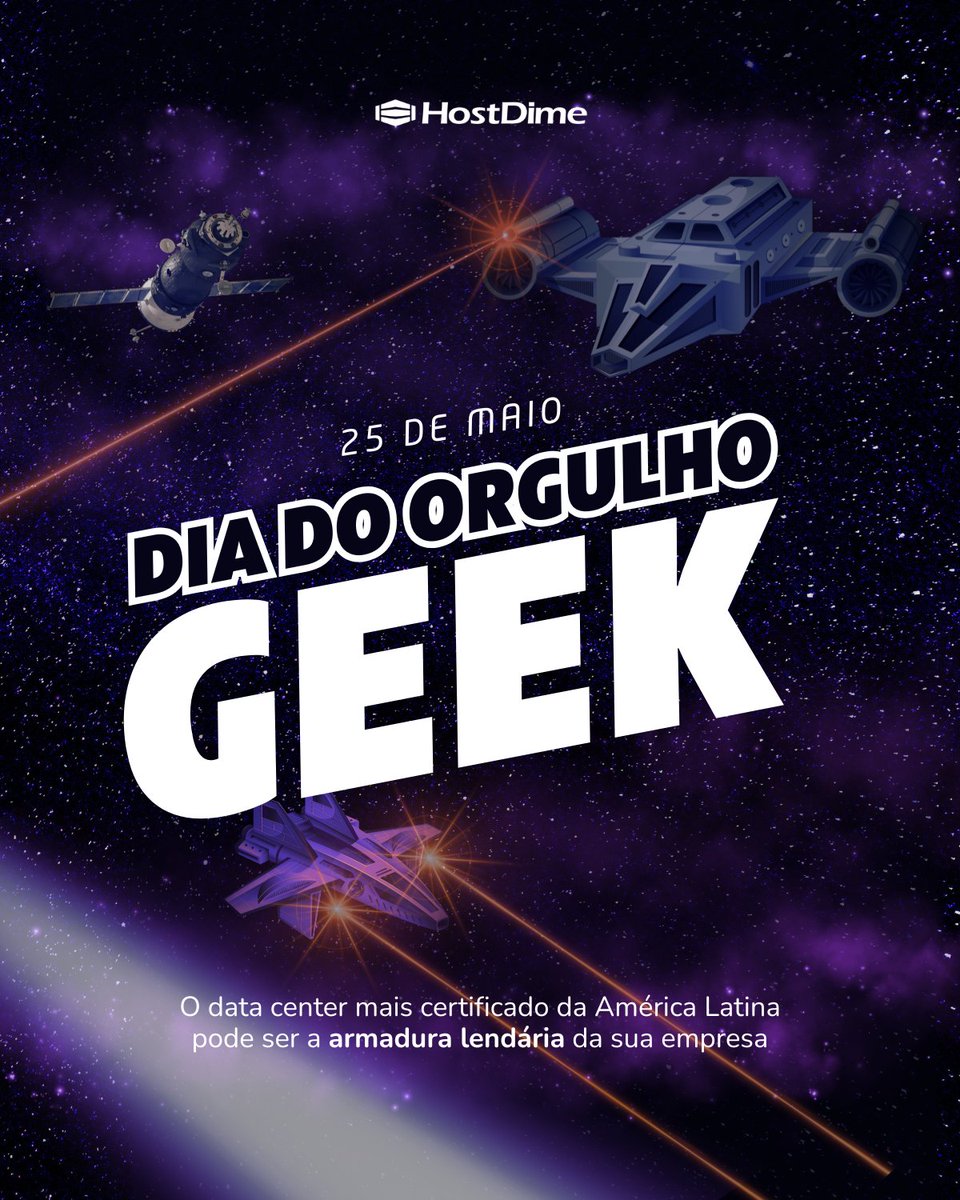hostdimebr's tweet photo. O dia do orgulho geek faz parte da cultura do data center mais certificado da América Latina ☄️⚔️🧡 #HDBRTeam #HostDime #datacenter #OrgulhoGeek https://t.co/e9KEIO0cm0