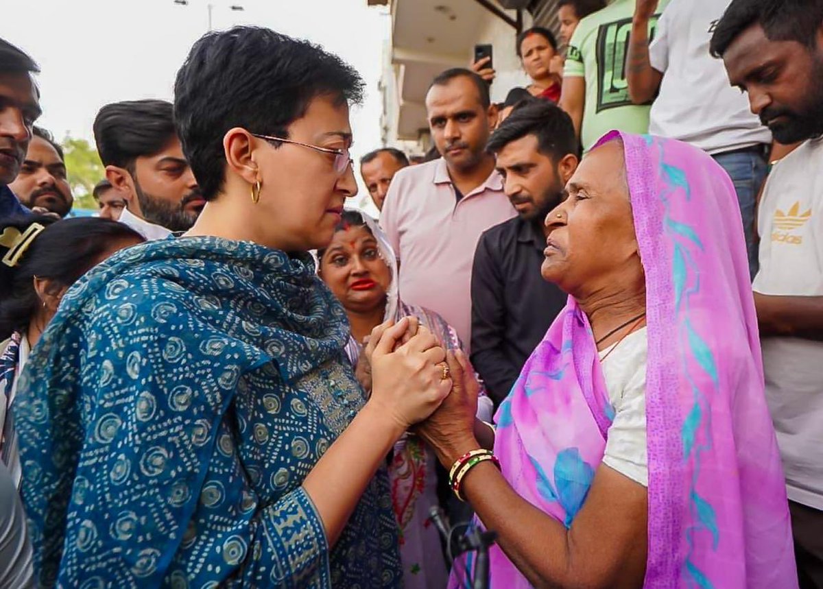 Atishi tweet media