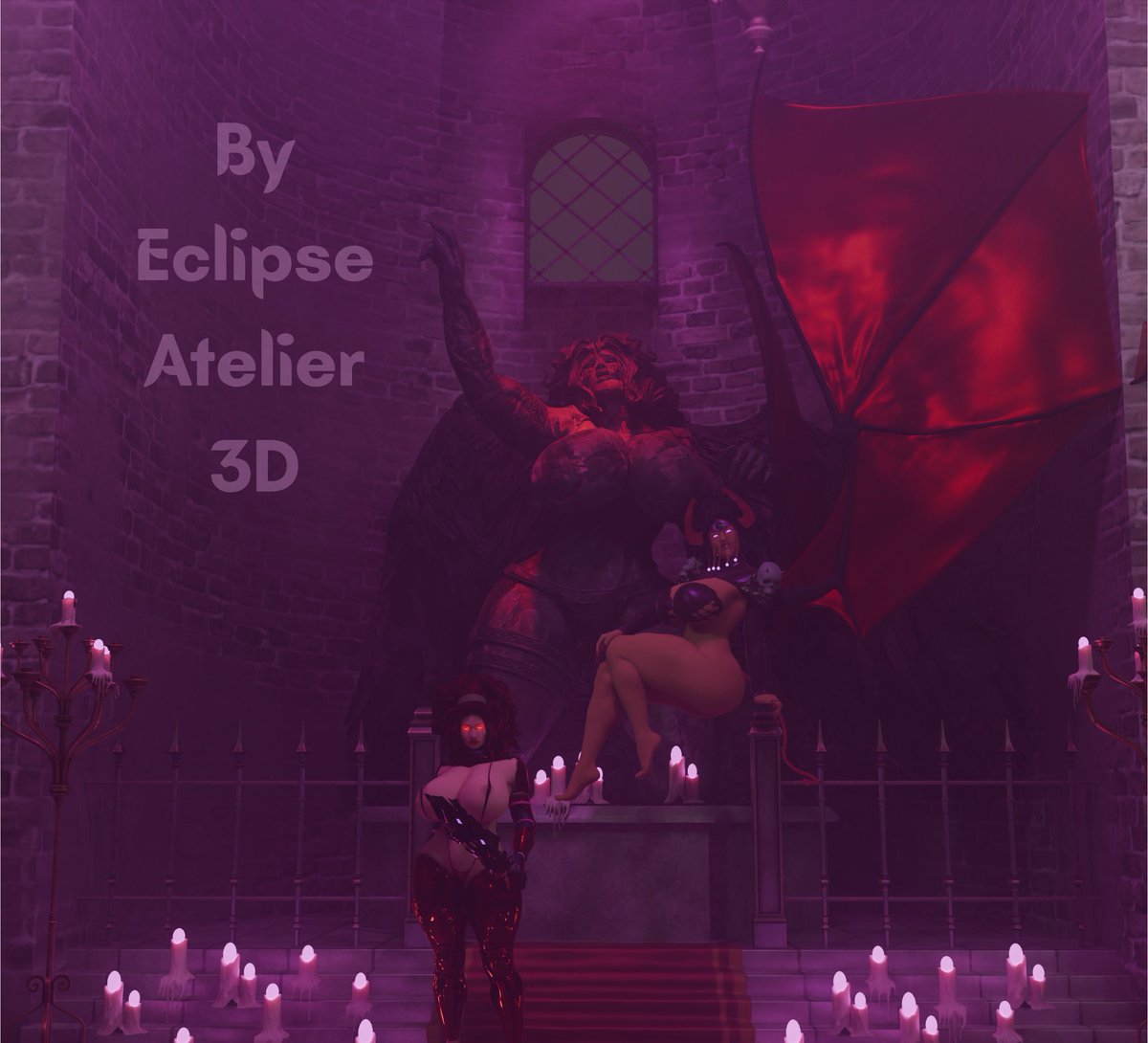 EclipseAtel3d's tweet photo. The Succubus Church is available on my patreon, both 4k quality and 6k quality. Dont miss your chance!!

Follow for more such renders.

 https://t.co/i1pGY0FyWb

#patreoncontent #b3d #blender #original_character #fantasy #Dark_fantasy #EclipseAtelier3D https://t.co/4tKo6SH8gg