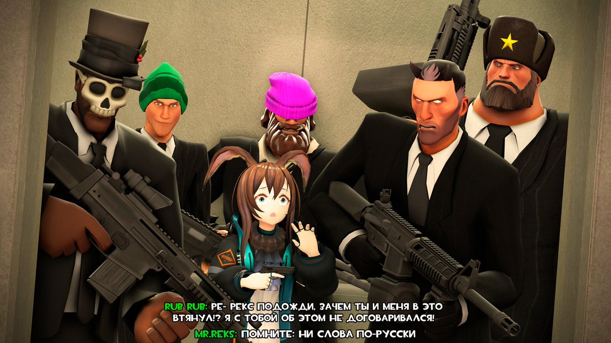 MrReks4Alt's tweet photo. (2/2)
Russian text:
Me "Remember - no Russian"
Rub Rub "R-Reks, wait, why did you drag me into this!? I didn't discuss this with you!" https://t.co/vtDinjPwNZ