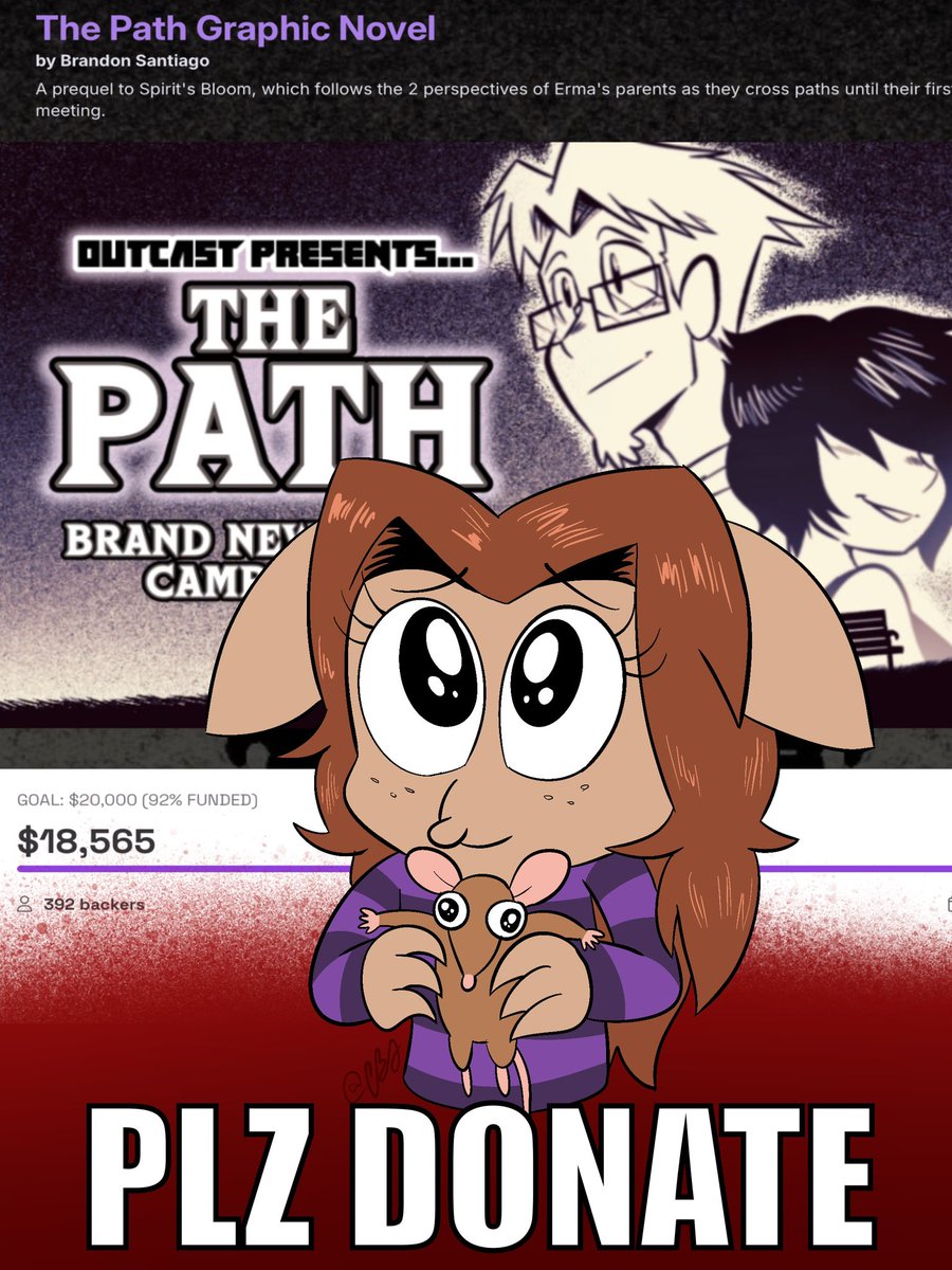 ToonLover01's tweet photo. Don’t let the rat girl down 🐀
@4BrandonJS4 
#erma #webcomic #webtoon https://t.co/03gIG5jIwJ
