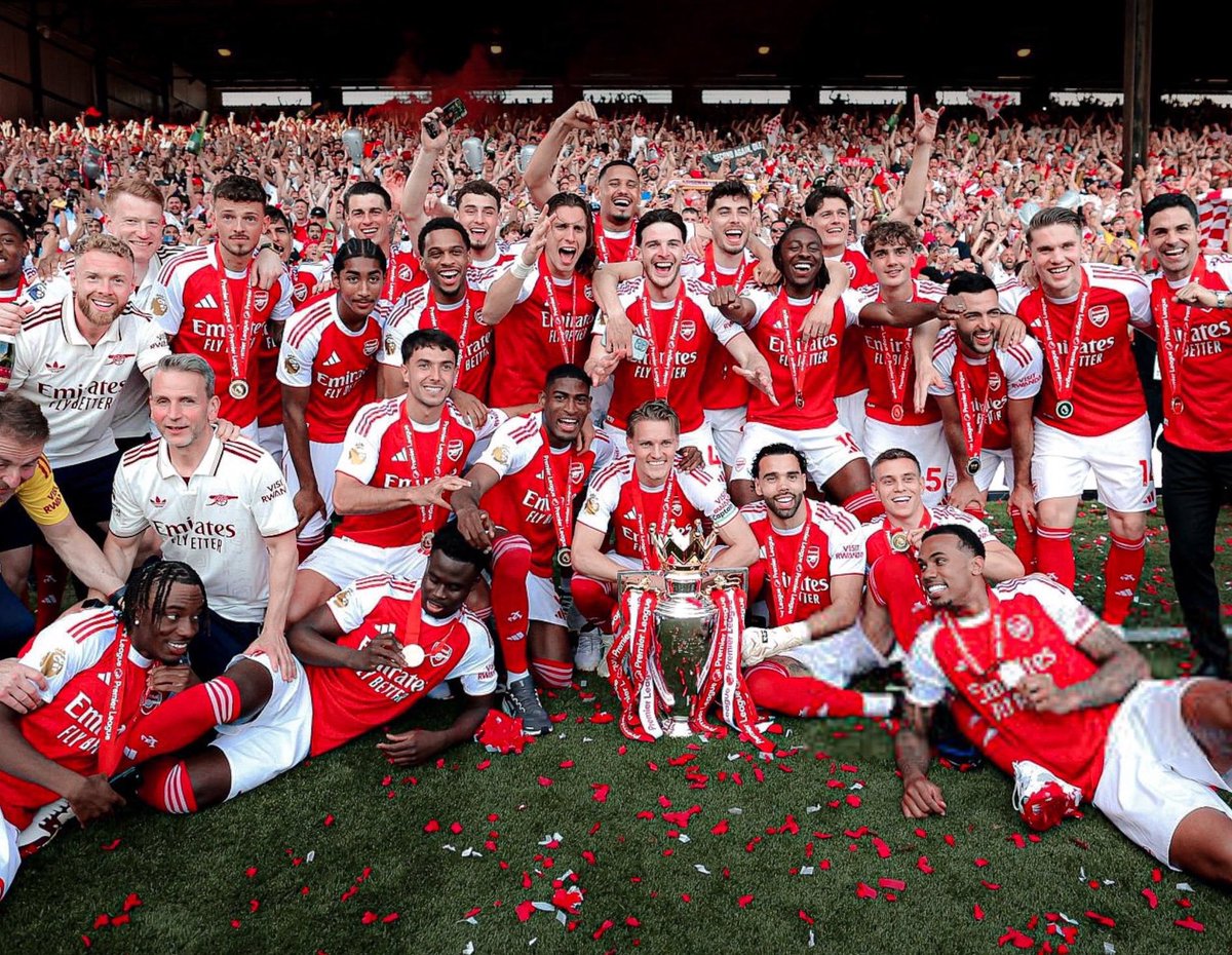 Ankamagyimi___'s tweet photo. Some people actually believed Arsenal won’t win the league… 🤦🏽‍♂️🤐 https://t.co/qCDslebfWz