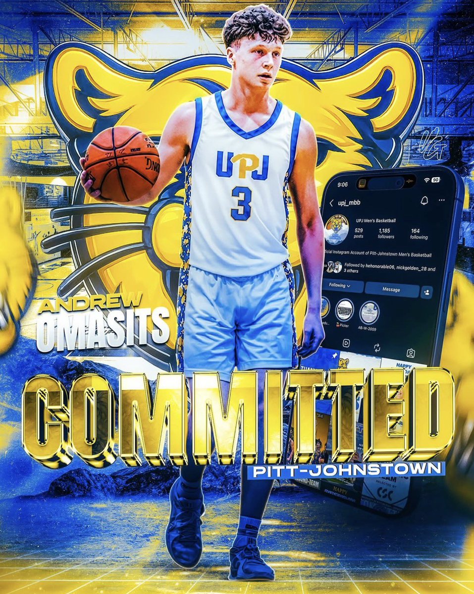 upj_mbb's tweet photo. The Cats are excited to welcome Andrew Omasits to the Mountain Cat family for the 2026-27 season‼️🖋️ Omasits is a 6'1" guard from Seneca Valley High School in Cranberry, PA. https://t.co/N2ktv8stLp