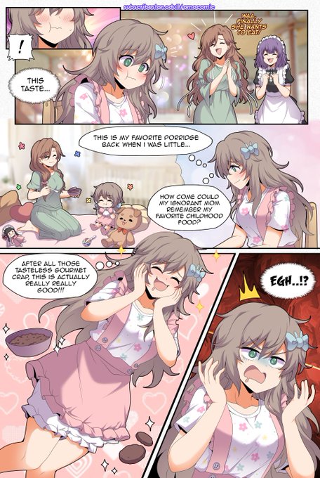 Free Released! The Princess Is a Baby Chapter 1 -- I'm Not a Baby! -- Page 34. Shiona is loving the baby food~