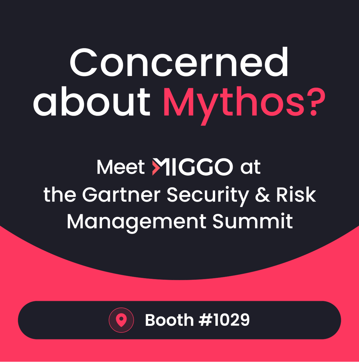 MiggoSecurity's tweet photo. Concerned about Mythos?

The patch gap is now a business risk. The question isn't "how fast can we patch?" It's "how fast can we prove what's actually exploitable, and block it?"

Find us at Booth #1029, Gartner Security & Risk Management Summit 2026.

Book time before the floor gets busy 👇 https://t.co/5M9YypCaVQ

#GartnerSEC #Mythos #PatchGap #RuntimeSecurity #Miggo