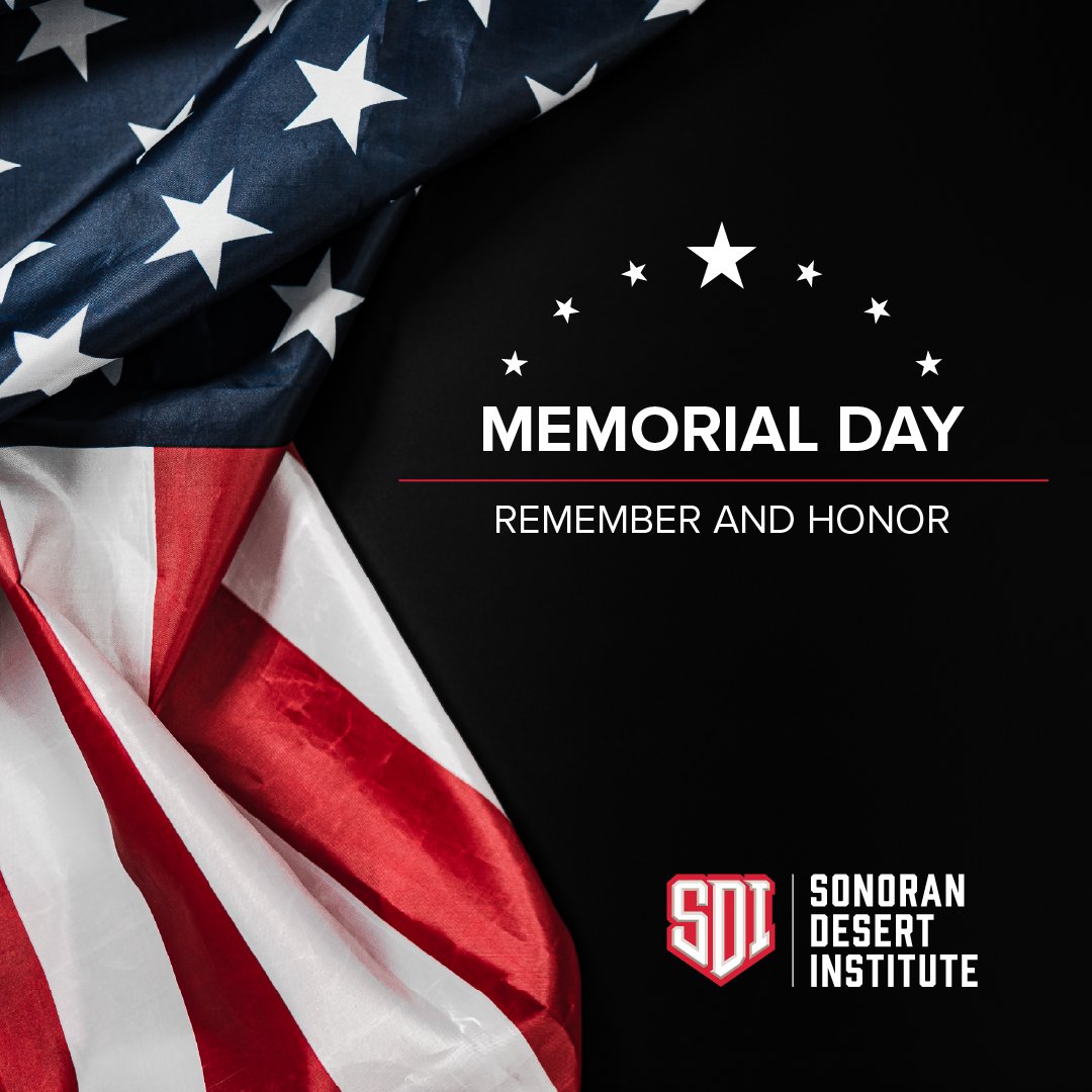 SDI_school's tweet photo. Today, we honor and remember the brave men and women who made the ultimate sacrifice in service to our country. 

#MemorialDay #HonorTheFallen #RememberAndRespect #InRemembrance #SDI https://t.co/G3GMZHmcaT