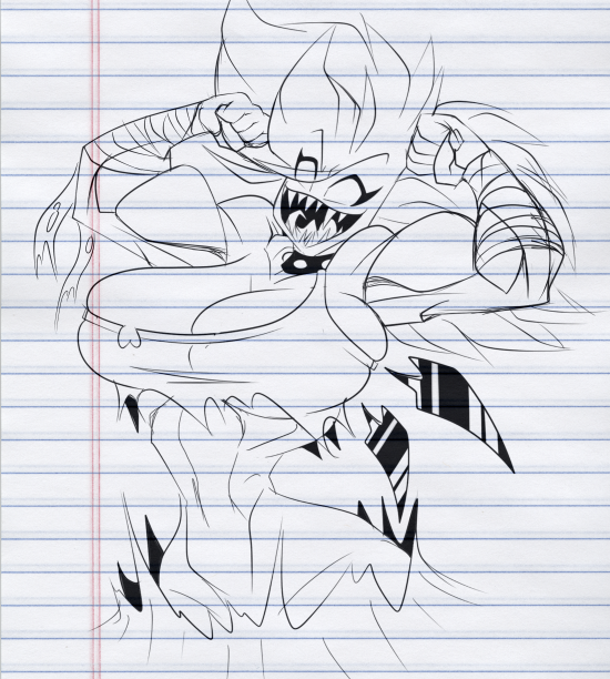SubRealStudios1's tweet photo. No recuerdo si llegue a compartir este sketch pero si lo hice pues aquí va de nuevo. 😅
#TheMightyGreenDemon #DeeDeeDemon #sketch . https://t.co/cRJzsuiD7r