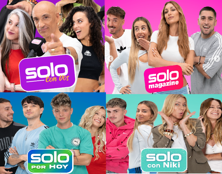 PoneleShow's tweet photo. ☑️ #SoloStreaming amplía su propuesta y afianza su propia identidad
El canal de @SoloDeportesOk mantiene sus clásicos #SoloConVos y #SoloMagazine y suma a figuras como @nikitaneumann @gegeneumann @EPCaressi @santiagodorego @Martosalwe @lionelferro @JulianSerrano01 @luchipatro entre muchos otros
🟡Toda la info
https://t.co/xIFrrt5NAz