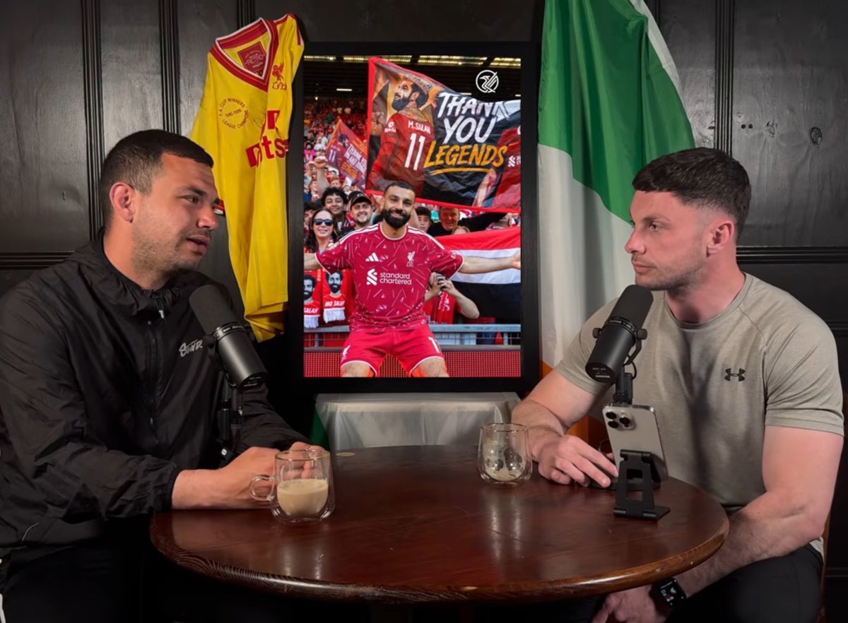 peter_bolster's tweet photo. We finally got Mo Salah on the podcast. He didn’t say much like, but worth a bank holiday watch. It’s 🆓 below…👇 

https://t.co/qauujYokZw https://t.co/Ovc6sOcphQ