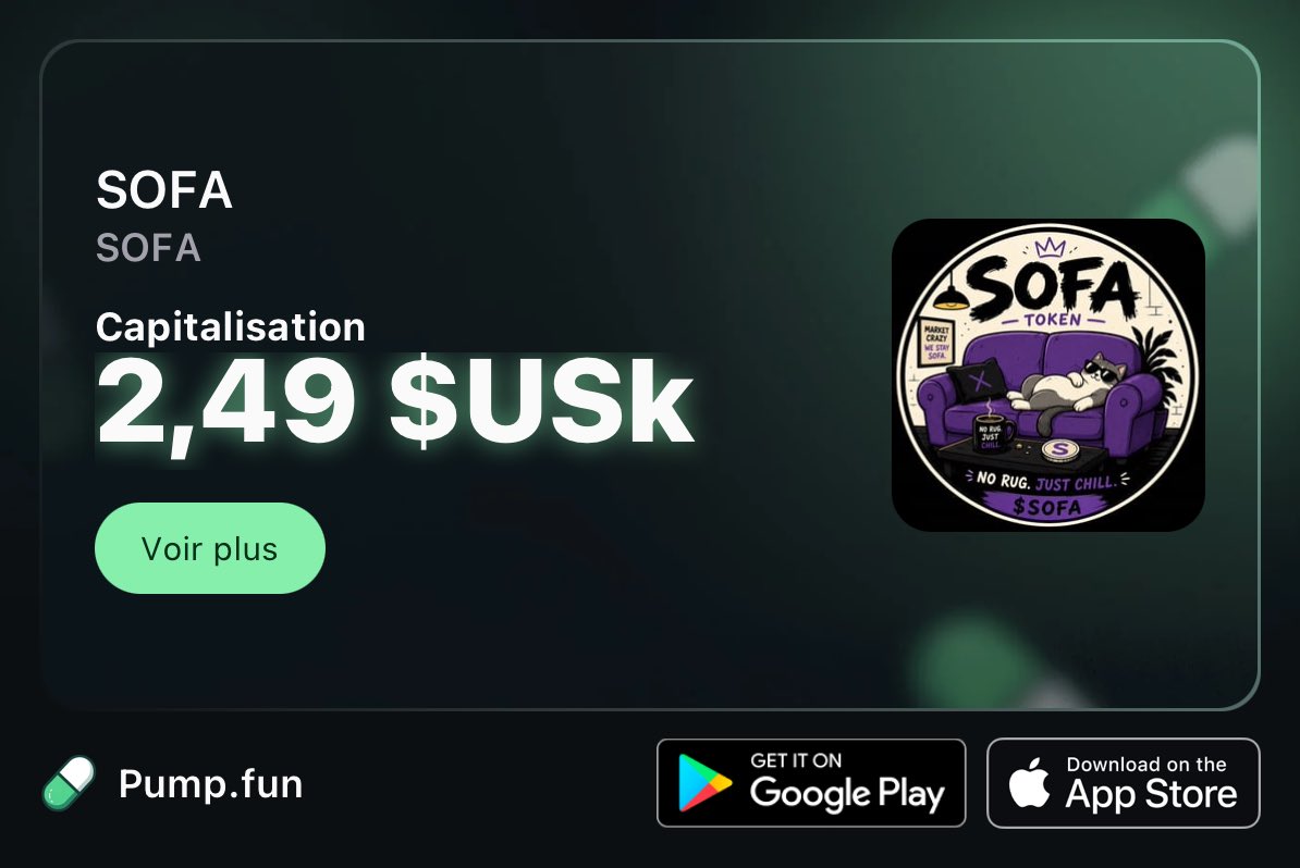 Sofa token Sol tweet media
