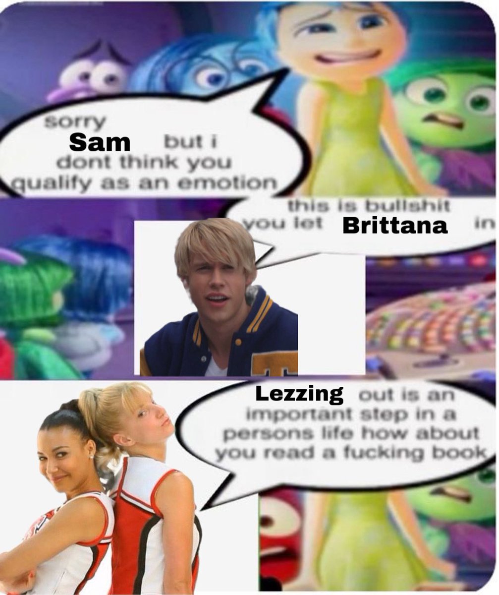 macc_donalds's tweet photo. This is what my brain is like basically #brittana https://t.co/X0IrhrYKHU