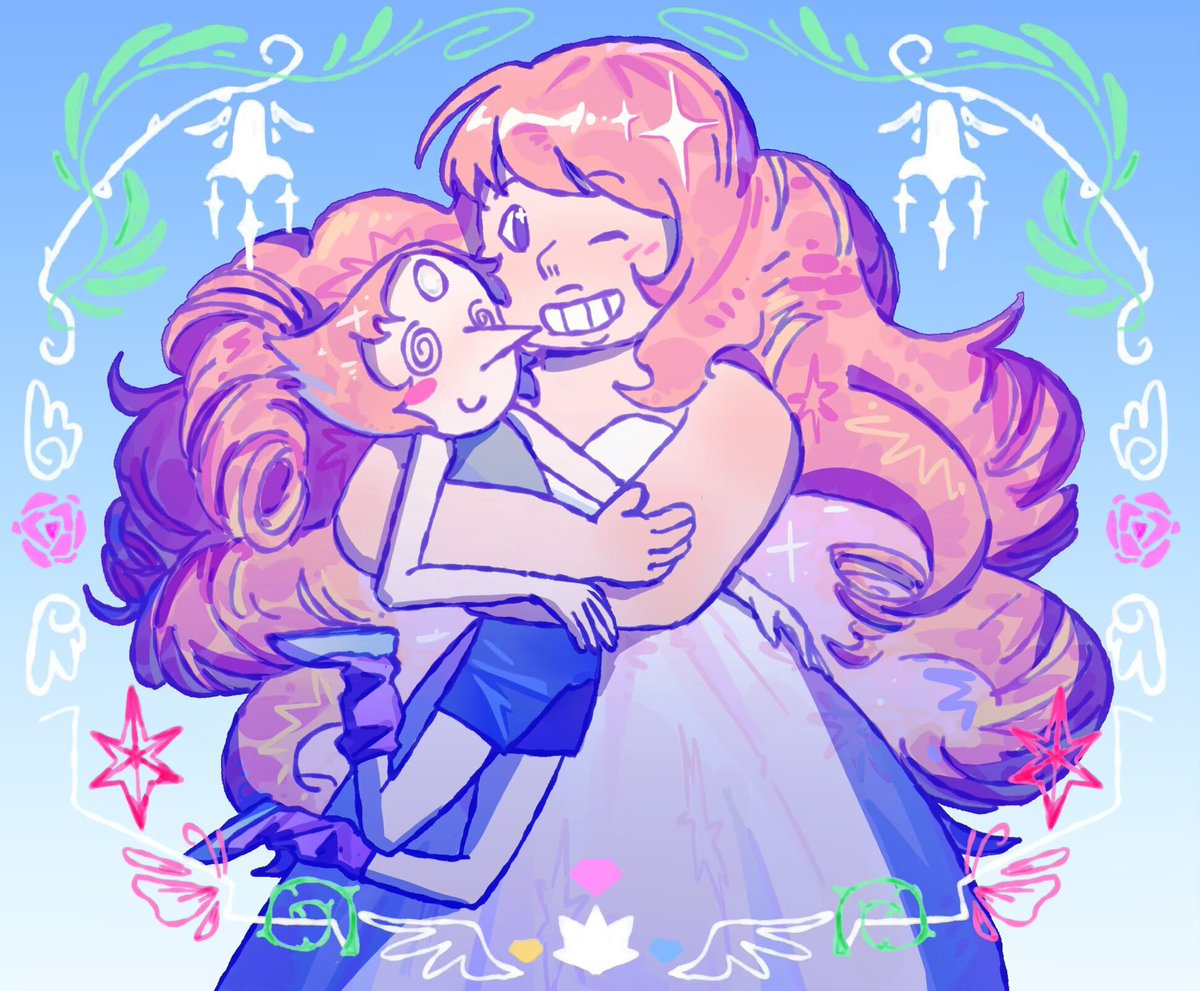 EmmaLQH7's tweet photo. #StevenUniverse #rosepearl https://t.co/D6P9darQCU