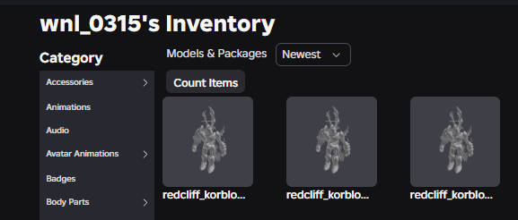 LOxtrud67899's tweet photo. new packadge from admin? new event????? pls🥹
also uploaded today
credits to @4Lulzy
@RblxTracker @Roblox_RTC @robloxptbrasil @RBXEventHunters #robloxevent $event https://t.co/sFGUgN76Tg