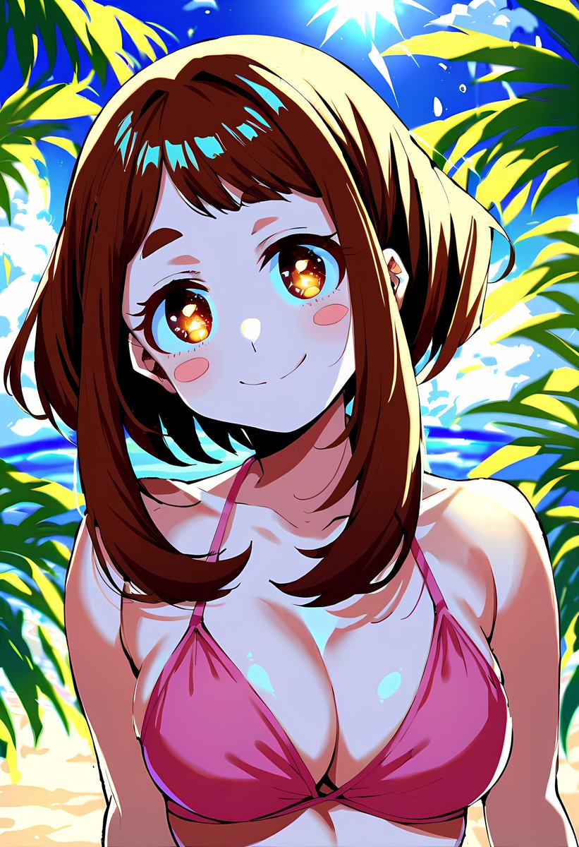 SrtaEcchi's tweet photo. POV: You're spending a tropical day with Uraraka. What's the first thing you do? 🥥✨

#OchakoUraraka #MHA #MyHeroAcademia #BokuNoHeroAcademia #Waifu https://t.co/nJwnzyzIbU