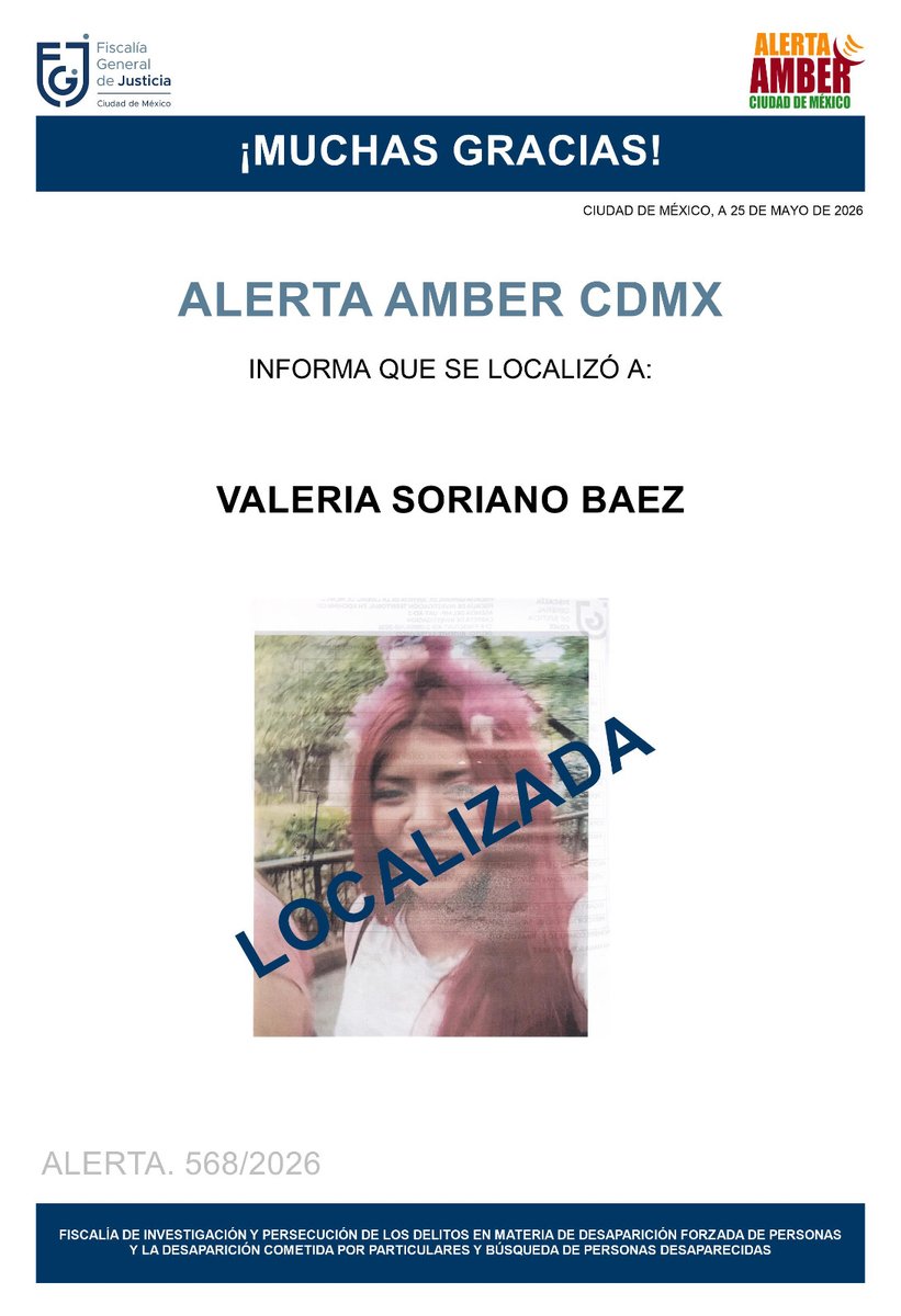 Alerta Amber CDMX tweet media