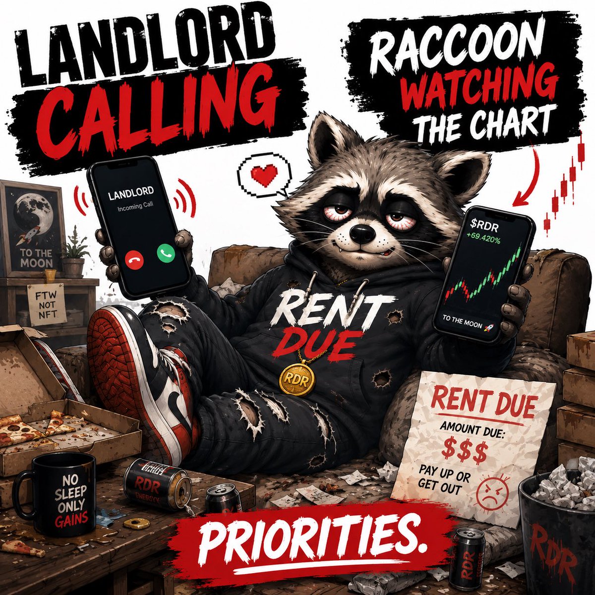 Rent Due Raccoon tweet media