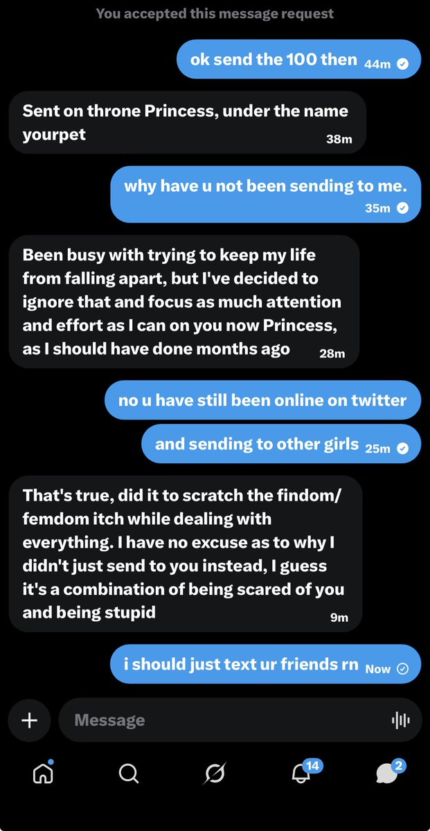 E🎀 | findom tweet media