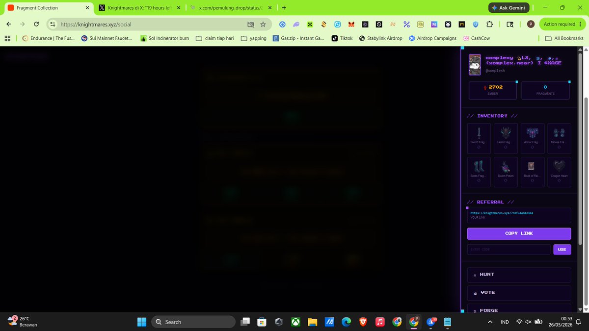 xomplexy 💫L3, ❄️, 🧢,☣ (xomplex.near) I $XAGE tweet media