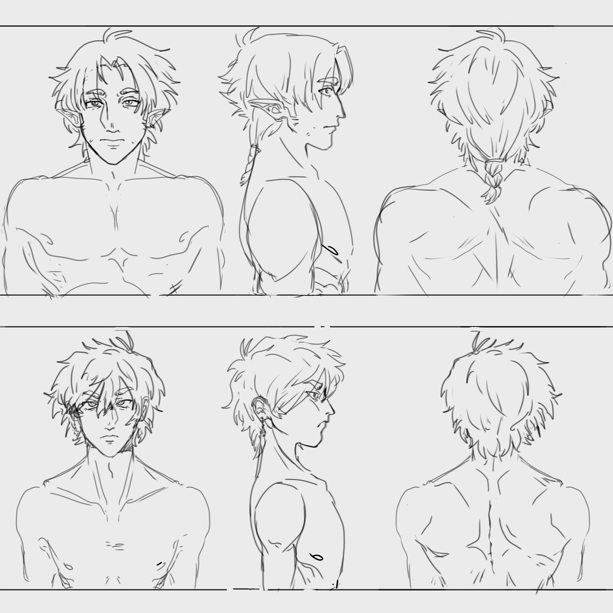 Keboskch_'s tweet photo. Aquí extras (boceto, sin ropa 👀, y sin otra ropa encima) https://t.co/Y4BfHsDHzr
