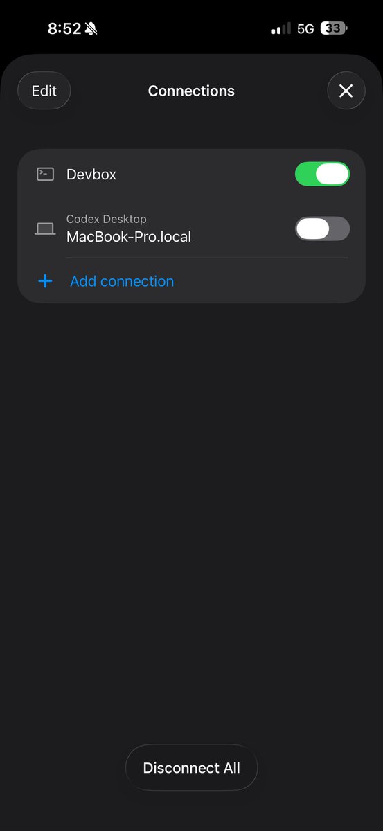 kidustil's tweet photo. @kr0der I set up remote dev server connected to my phone and mac via SSH. Pure bliss https://t.co/uKvlaIYS6e