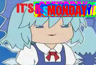 Cirno tells you what day it is tweet media