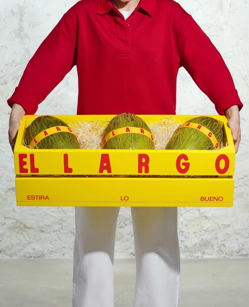 PENTAWARDS's tweet photo. F33's #packagingdesign for El Largo. More than just a label, it’s a functional branding element designed to extend beyond the product itself. By turning the label into an object, the packaging becomes useful, memorable, and central to the brand experience. #DailyDesignInspiration https://t.co/dboxlZYNzs
